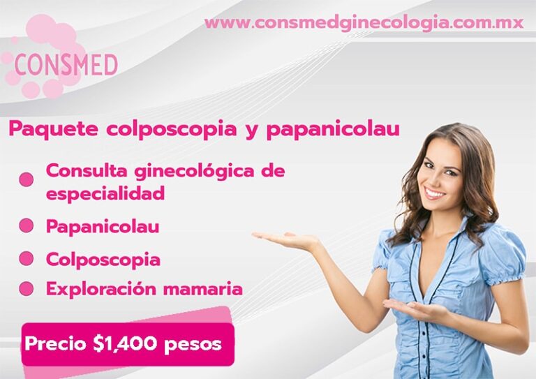 Paquete ginecológico colposcopia y papanicolau